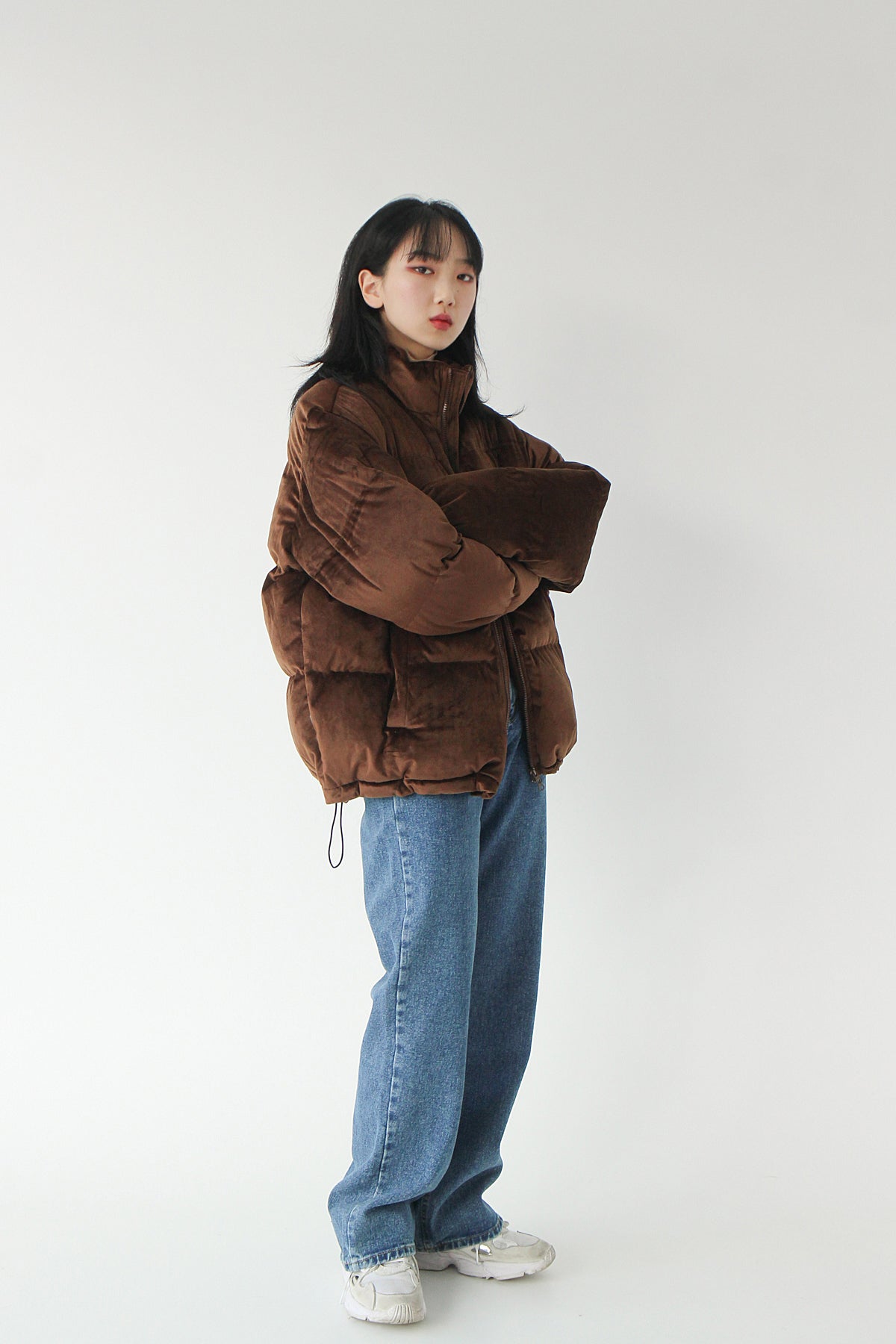 ベルベットダウンジャケット - N MORED | 60% - アジアファッション通販