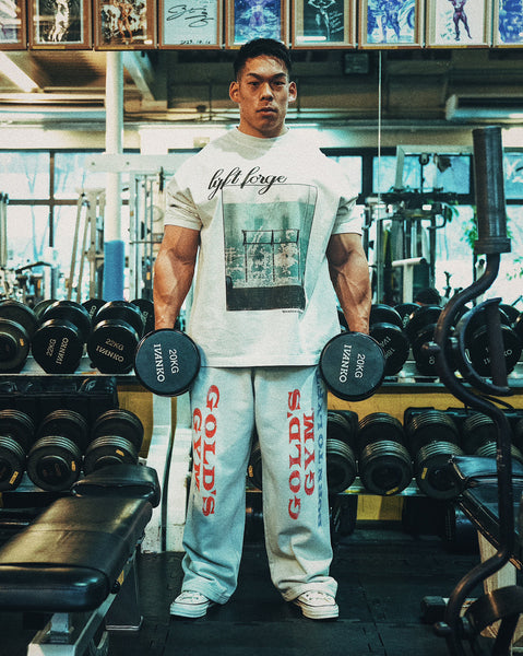 LÝFT × GOLD'S GYM Vintage Logo Long Pants 1483 – フィットネスショップ