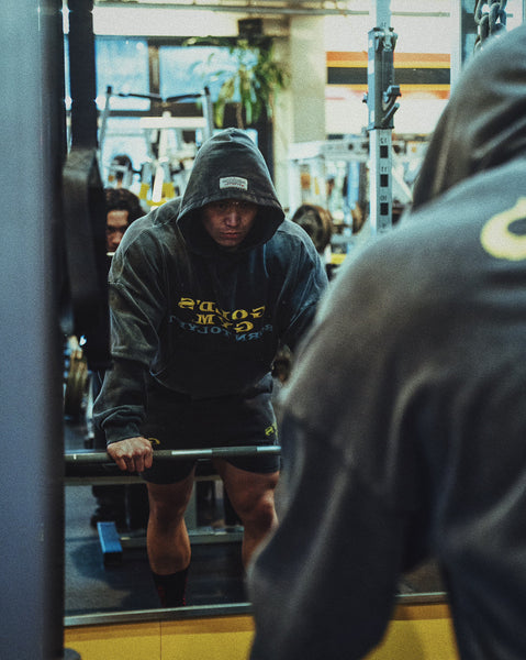 LÝFT × GOLD'S GYM Vintage Logo Hoodie 1482 – フィットネスショップ