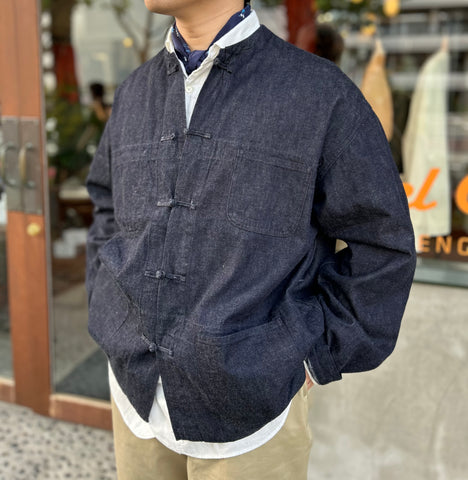 一味違う》 FRENCH CHINA JACKET- 10oz DENIM – ナイジェル・ケーボン