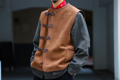 極上の革ベスト》CAPTAIN VEST - OIL VELOUR – ナイジェル・ケーボン