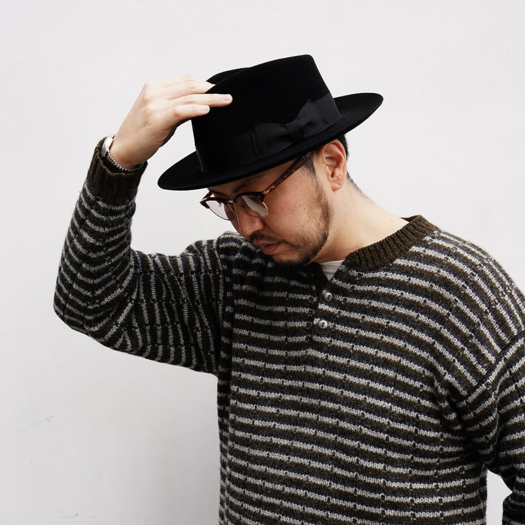 POLKAP RABBIT FUR FELT HAT】 – THE H.W.DOG&CO.