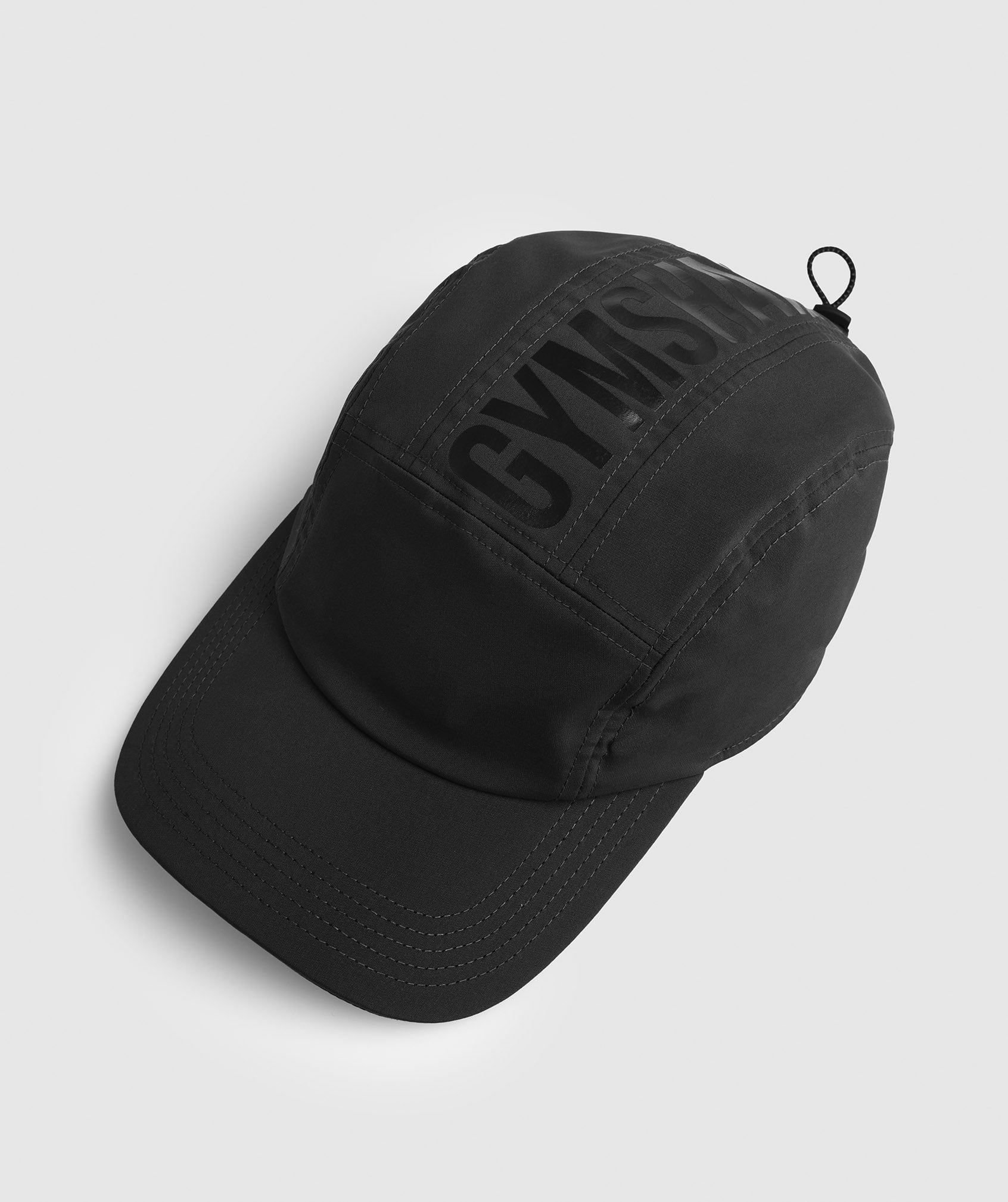 Gymshark 5 Panel Running Cap - Black | Gymshark