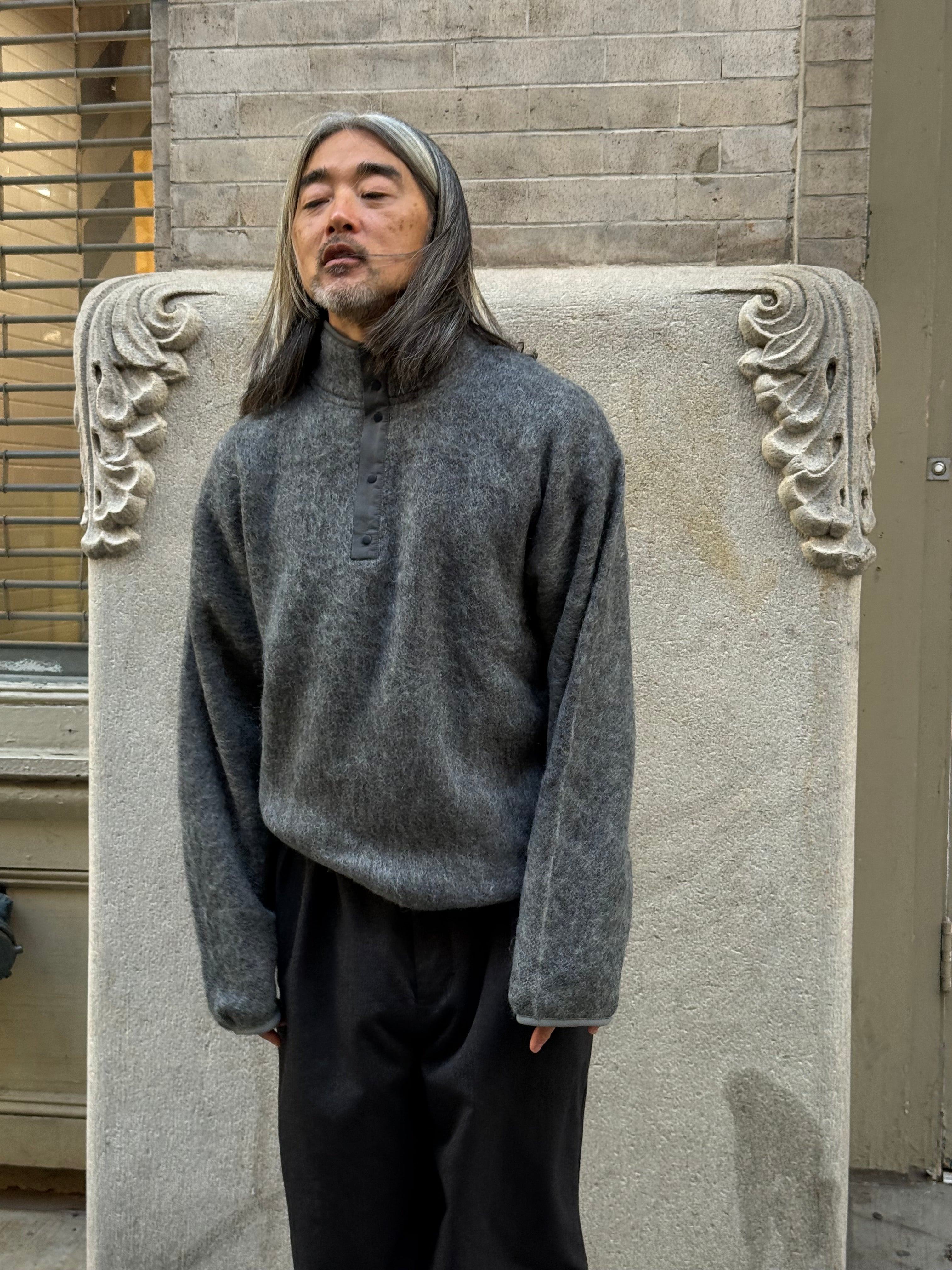 nanamica FW25 -Pullover Mohair Sweater – nanamica NEW YORK