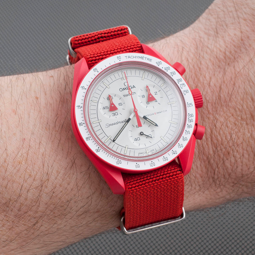 Swatch Omega Moonswatch Mars Watch Review SO33R100