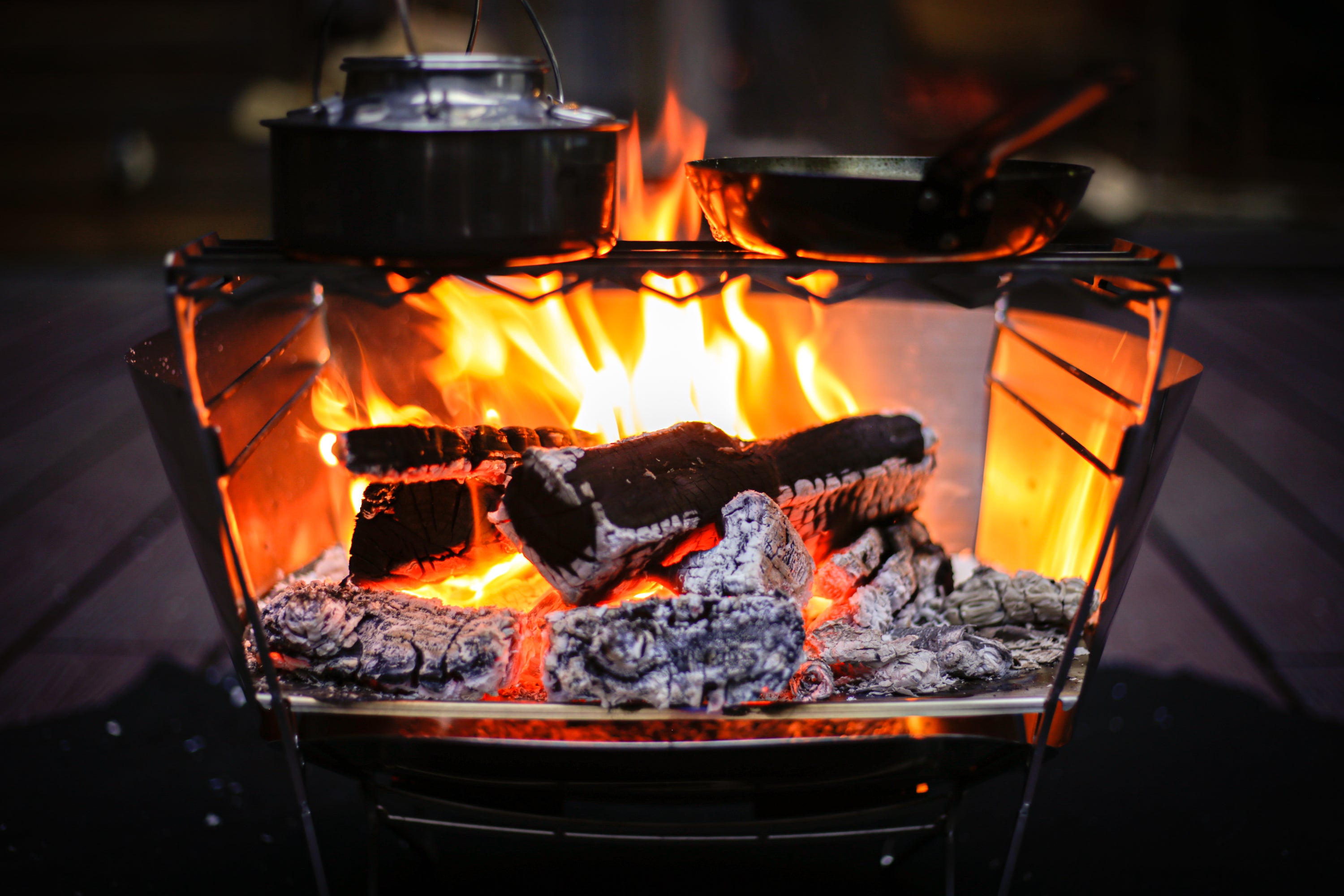 多次元型焚き火台 RAPCA（ラプカ）風防セット | PRODUCTS | maagz