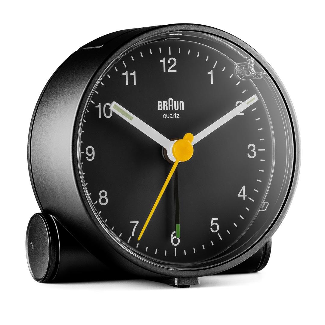 BC01 Braun classic analogue alarm clock - black – US - Braun