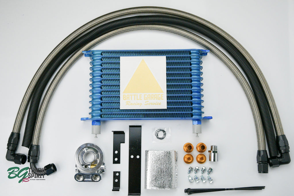 TRUST / GReddy 13-Row Oil Cooler kit with thermostat for AE86