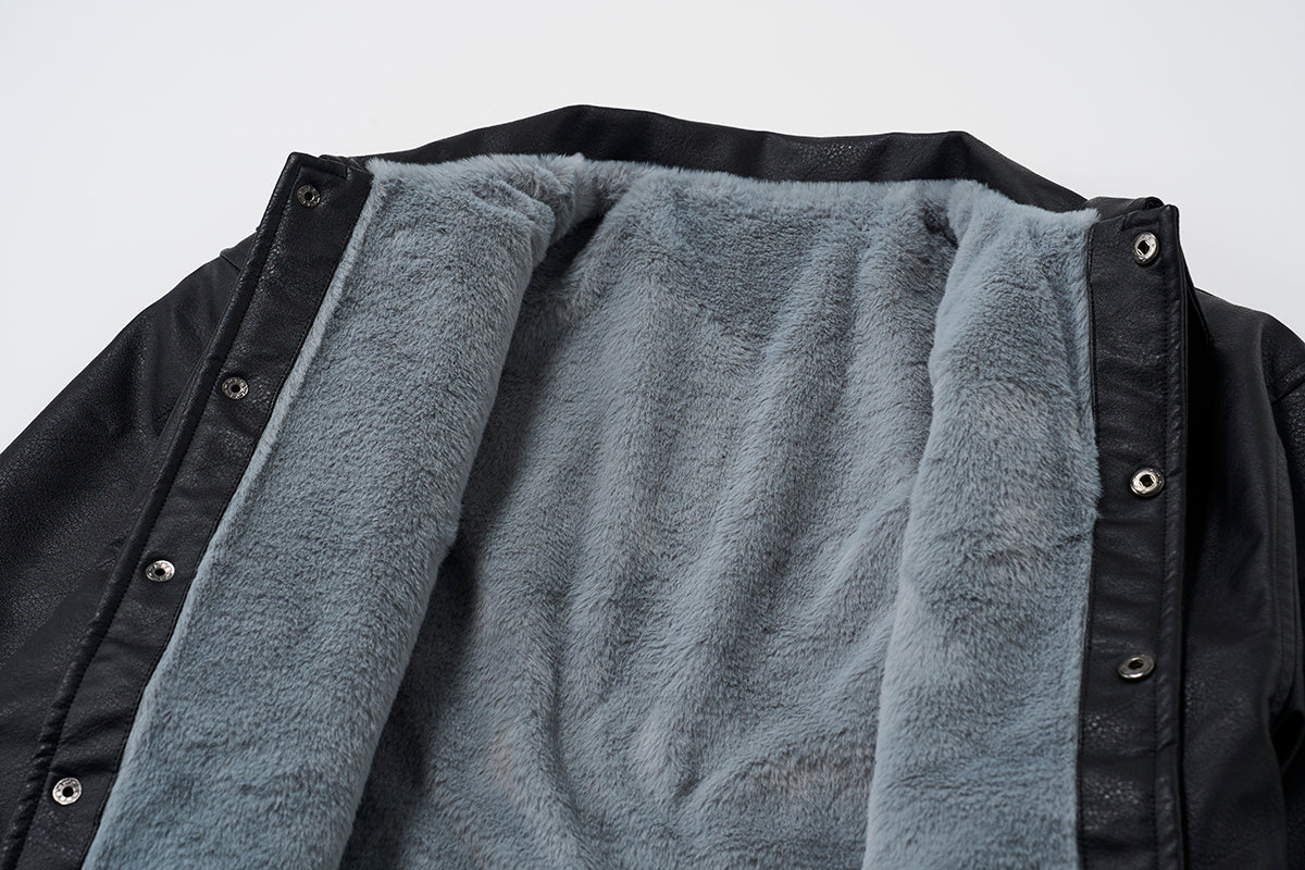 ROLLER FAKE LEATHER COACH JACKET – ROLLER magazine