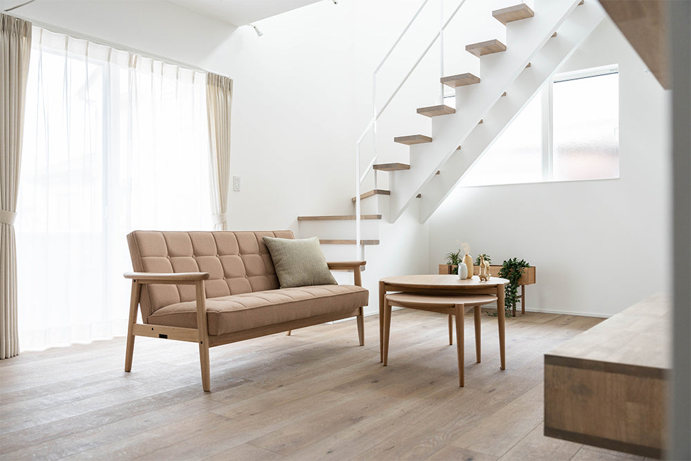 カリモク60【正規販売店】 Kチェア 2シーター スタンダードブラック