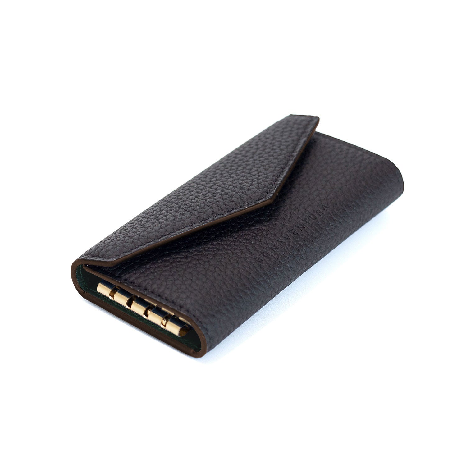 新色】ブラック×グリーン(スリム キーケース)