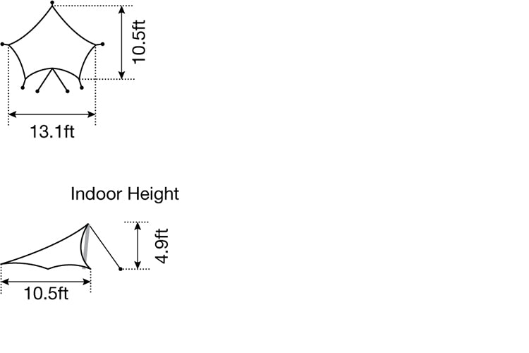 Penta Tarp in Ivory | Snow Peak