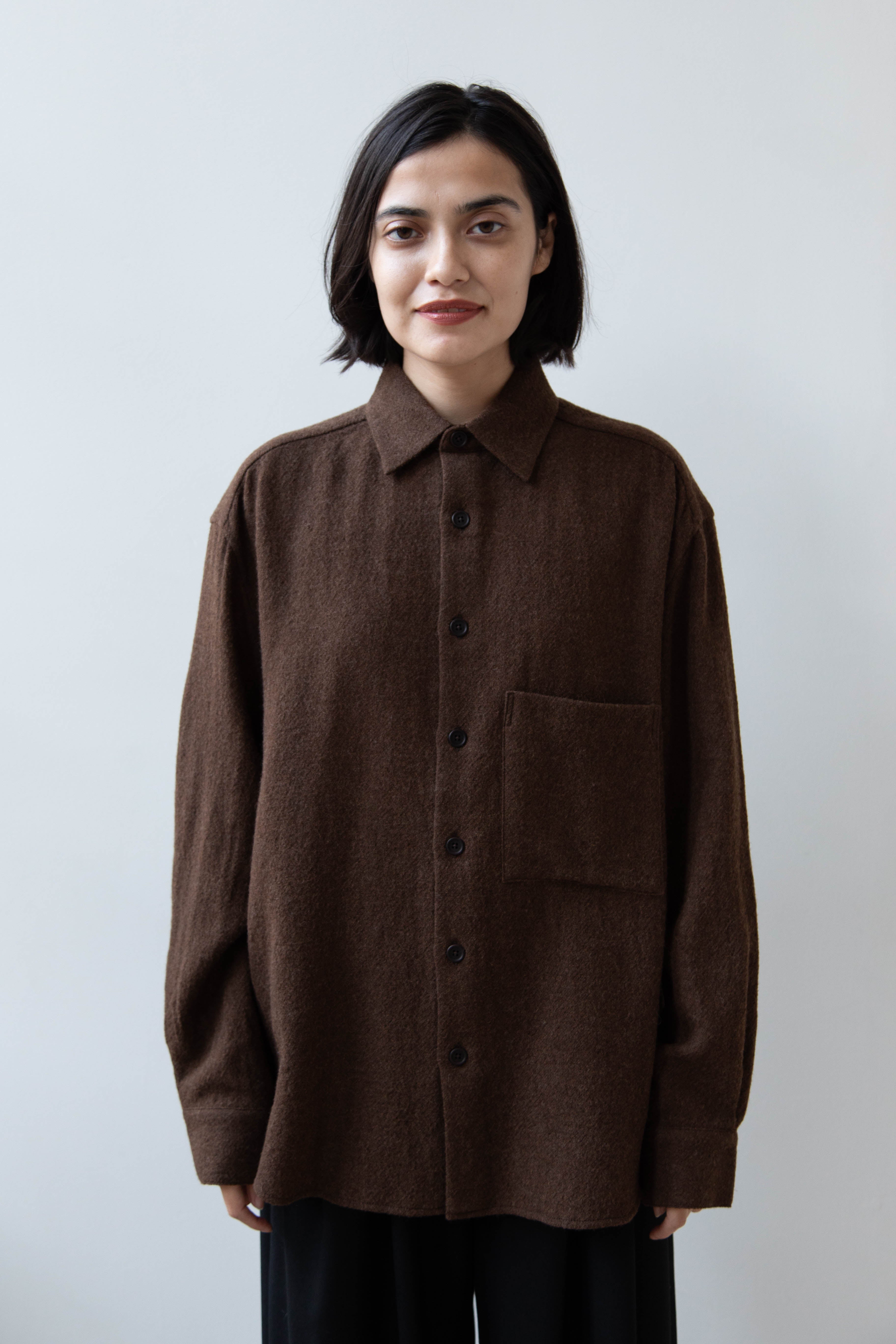 rennes — Evan Kinori | Big Shirt Two in Lightweight Wool Gauze