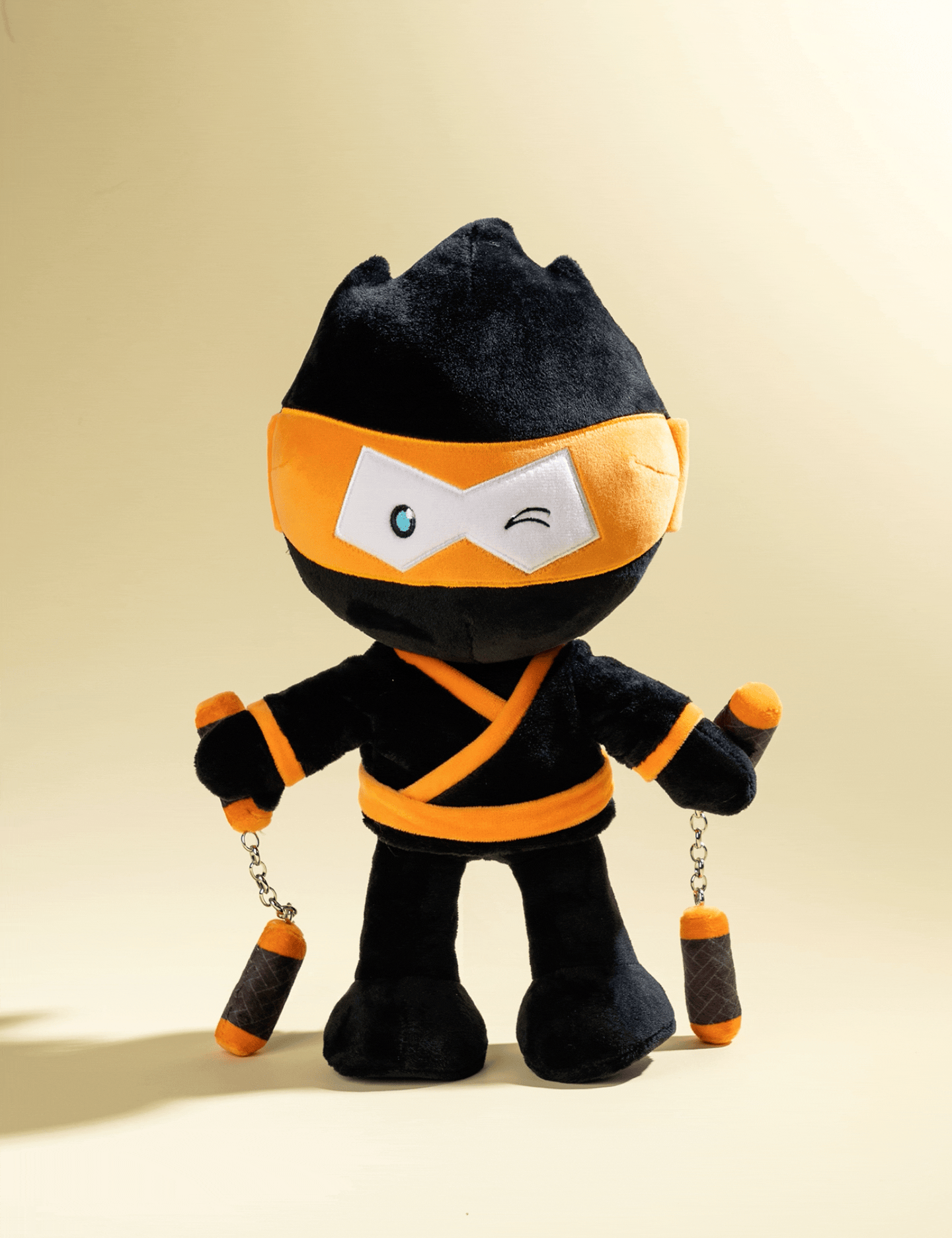 Orange Stealthy Ninja Poseable Plush | Official Ninja Kidz TV Store
