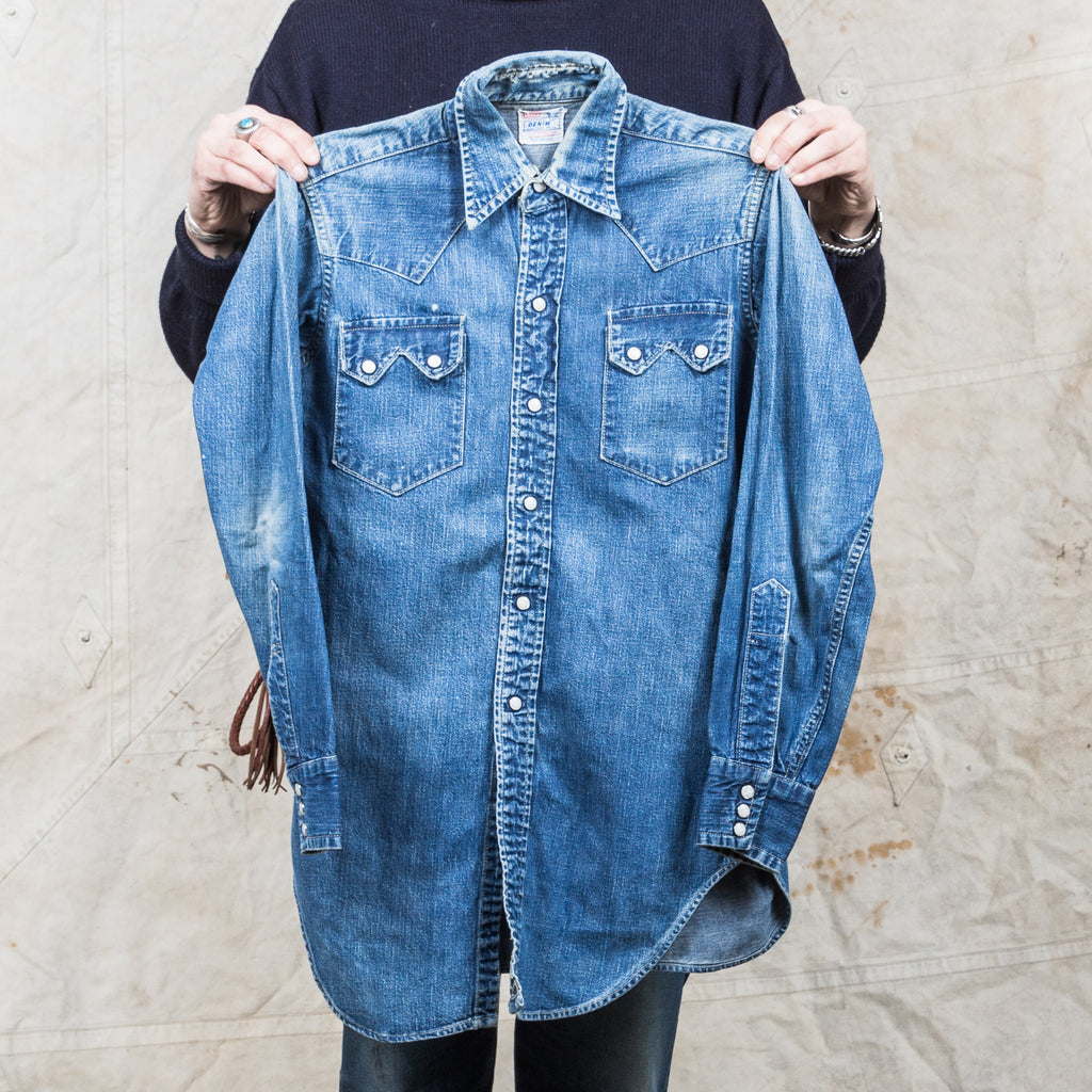 Second Sunrise Archive: 50s Levi's Shorthorn Denim Shirt