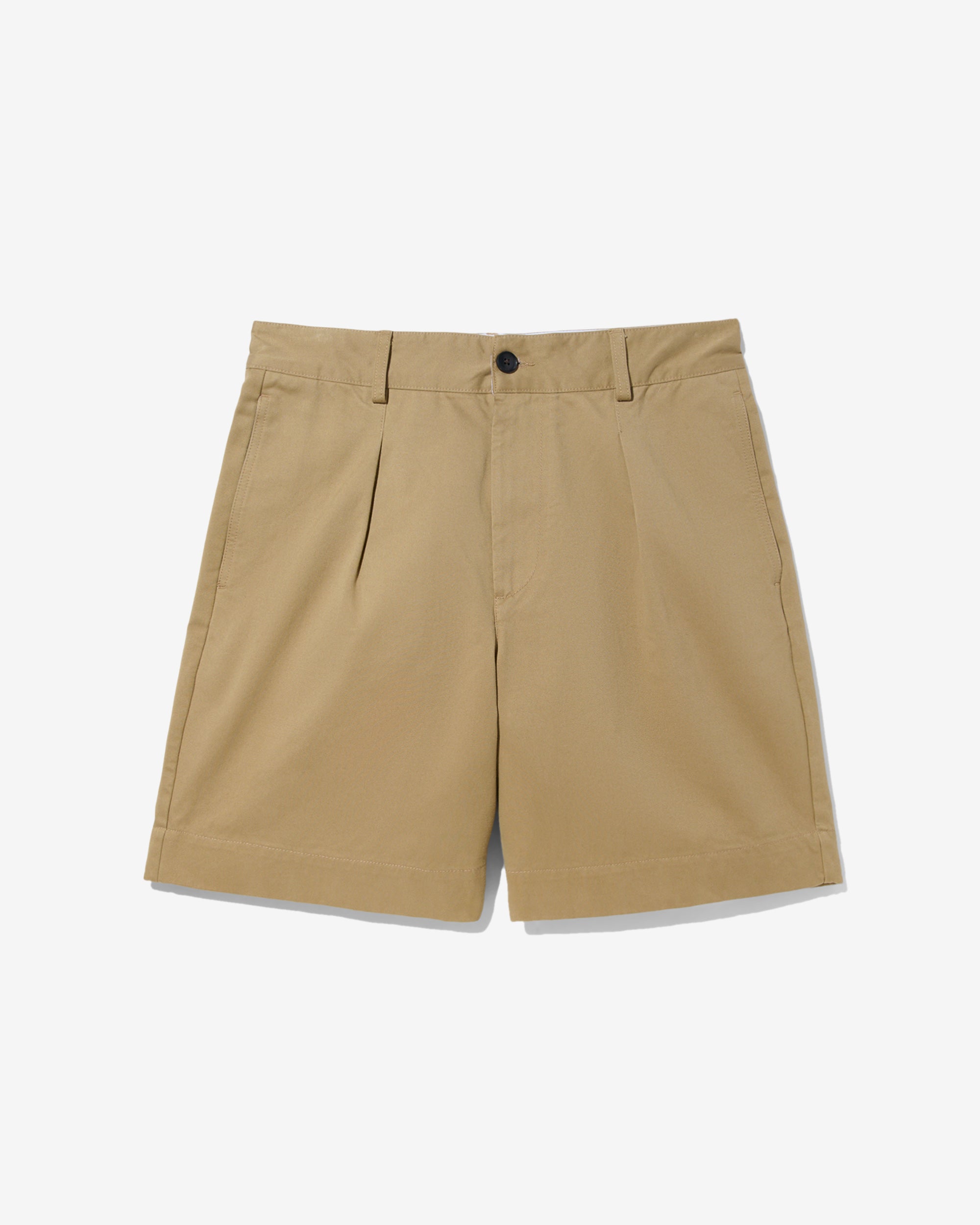 Single-Pleat Baggy Shorts - Noah