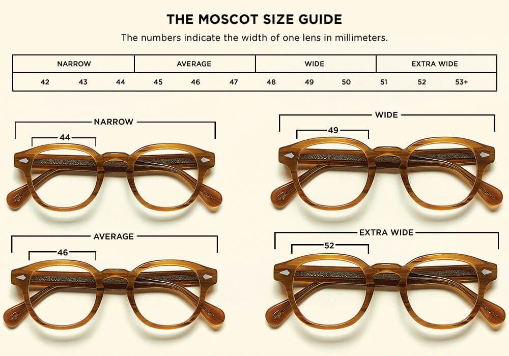 The MOSCOTサイズガイド | MOSCOT