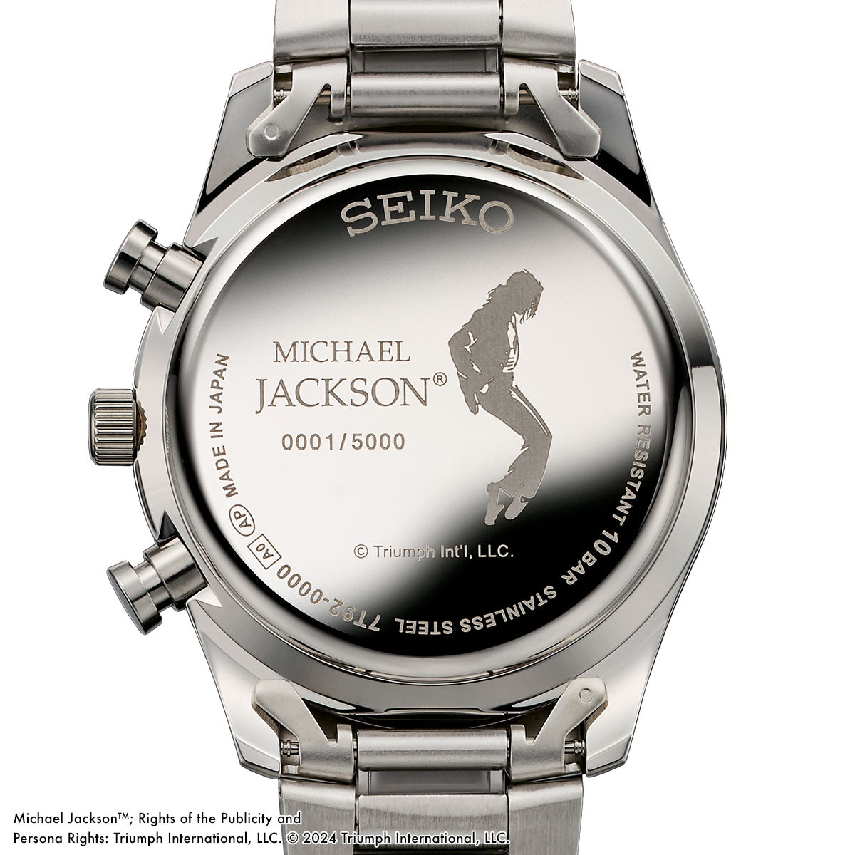 MICHAEL JACKSON × SEIKO COLLABORATION WATCH LIMITED EDITION MADE