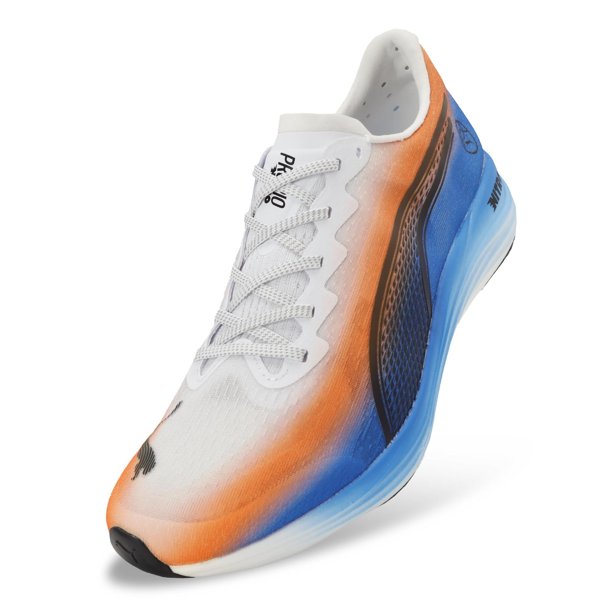 PUMA PROPIO NITRO EKIDEN（Men's）PUMA White-PUMA Black-Ultra Blue