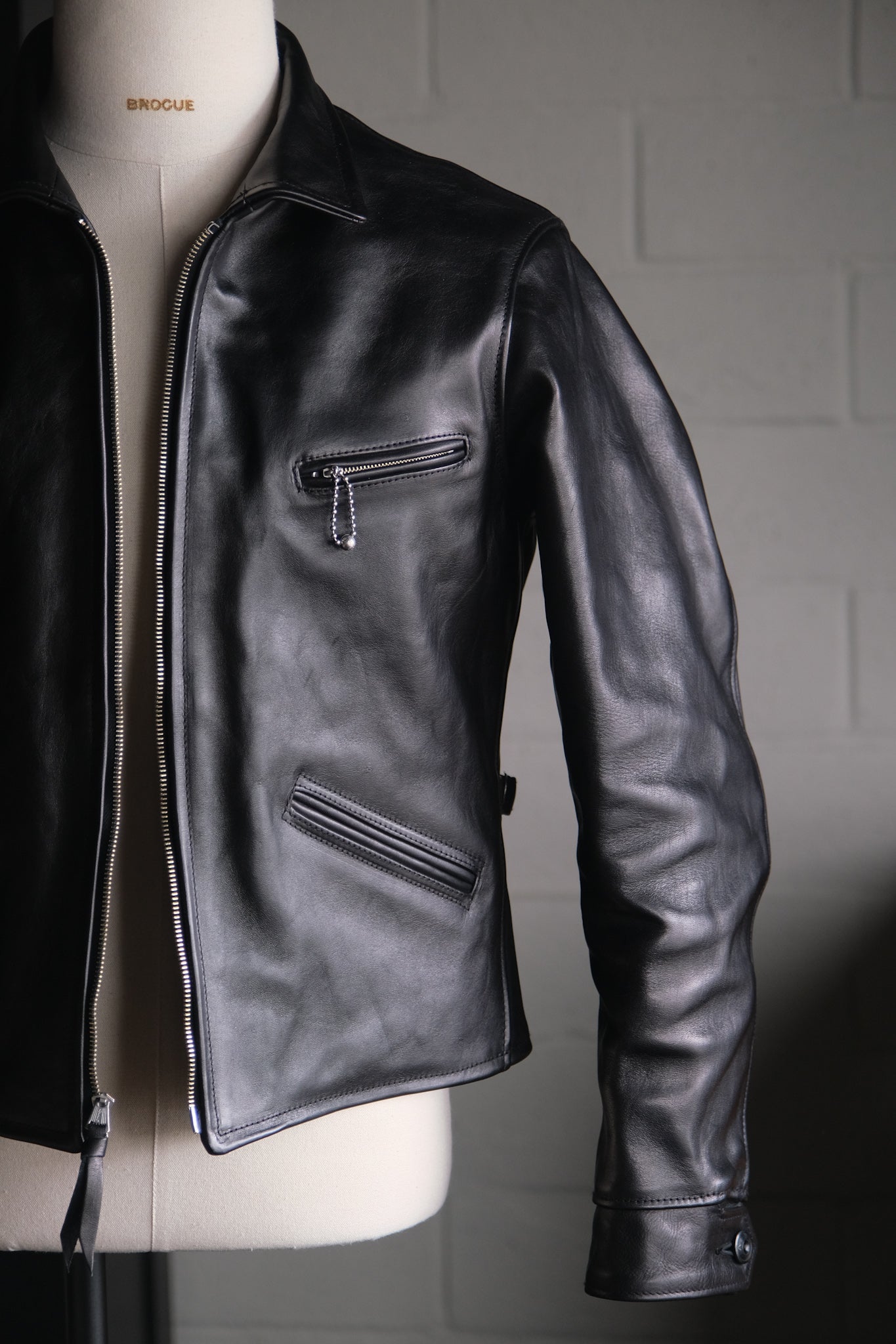 At Last & Co. Lot 762 Leather Togs Horsehide Jacket – BROGUE