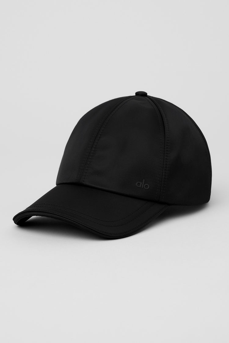 Satin Off-Duty Cap - Black | ALO