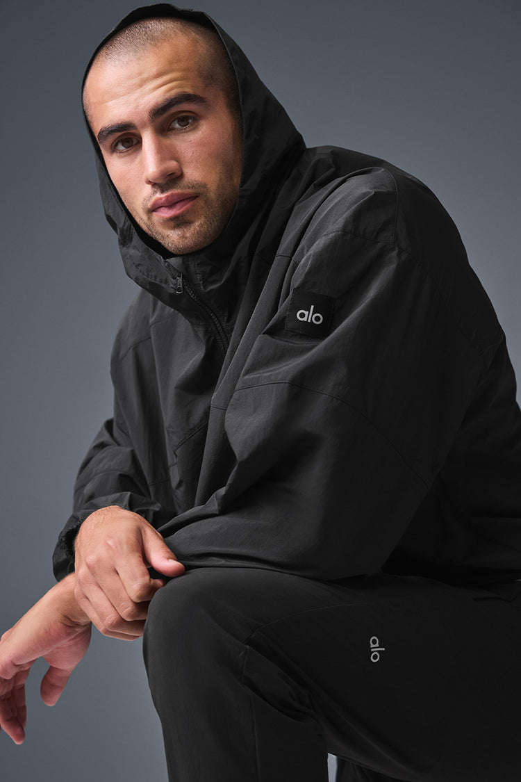 Vantage Nylon Ripstop Track Jacket - Black | ALO