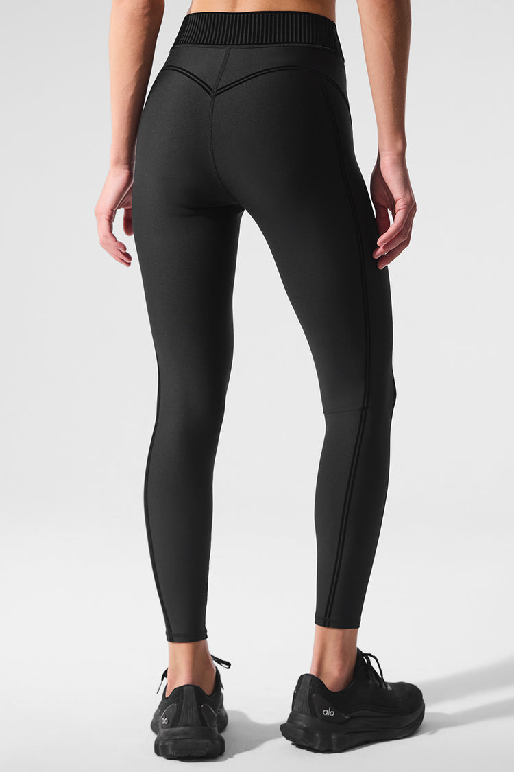Airlift High-Waist 7/8 Line Up Legging - Black | ALO