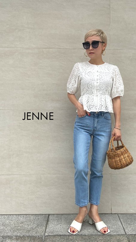 ペプラムレーストップス｜JENNE(ジェンヌ)公式通販：パリジェンヌの