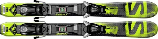 Salomon Q-Max Junior XS Kids Skis + EZY5 | SkatePro