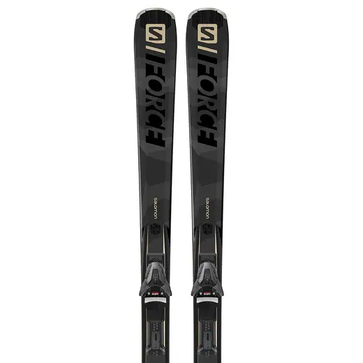 Salomon S/Force Bold 19/20 Skis + Z12 GW Bindings - Carving Skis