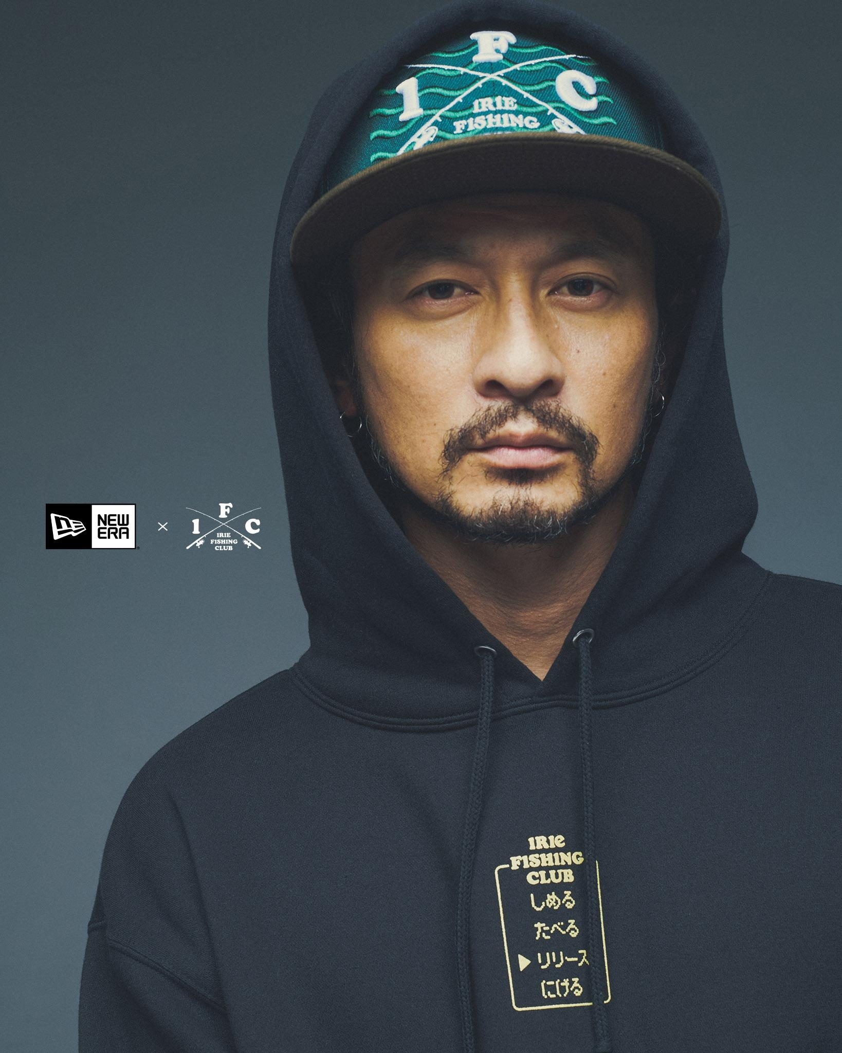 IRIE FISHING CLUB ジップパーカー グリーン XL IRIE FISHING CLUB