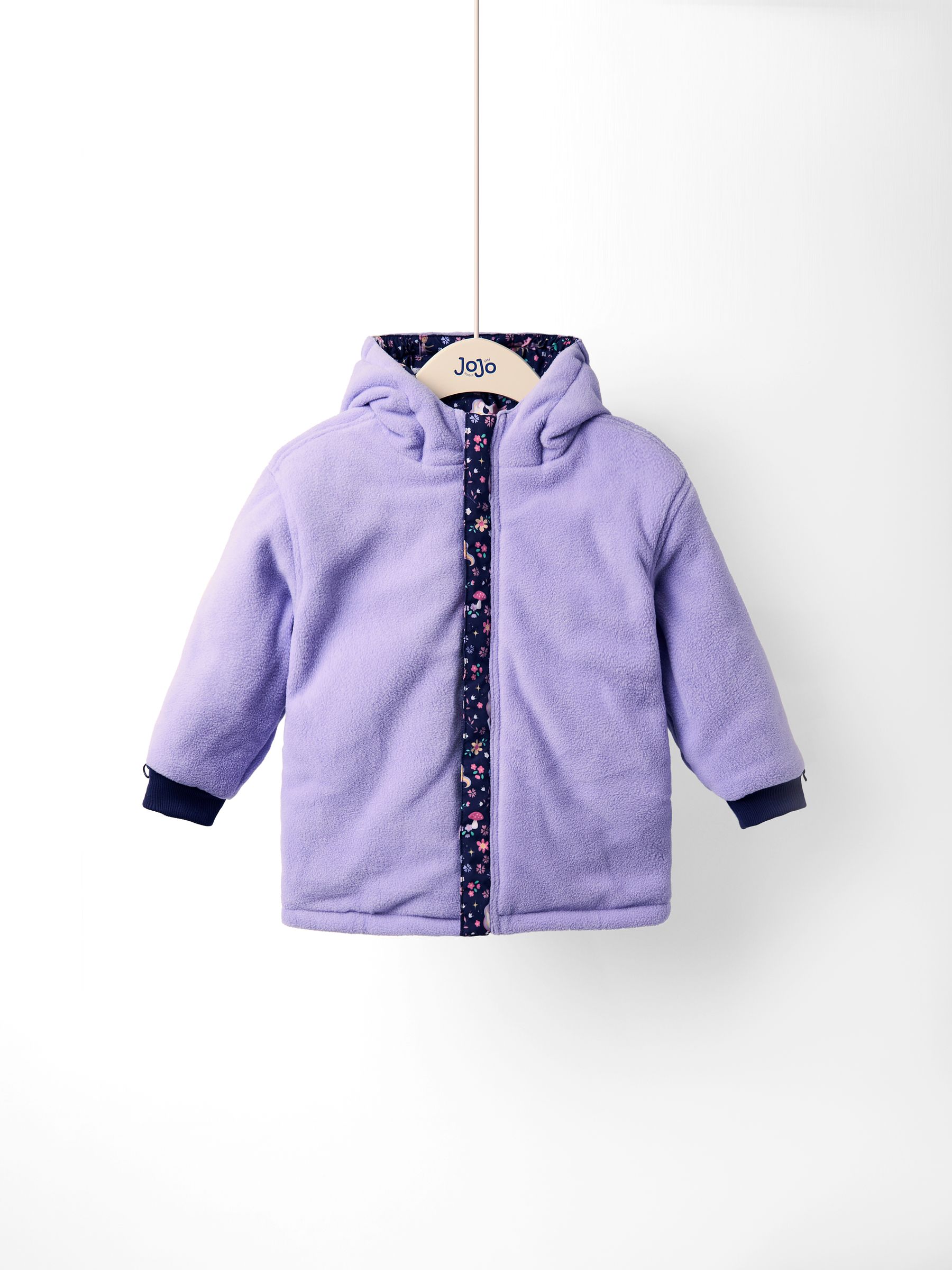 Navy Unicorn Embroidered Reversible Jacket | JoJo Maman Bébé USA
