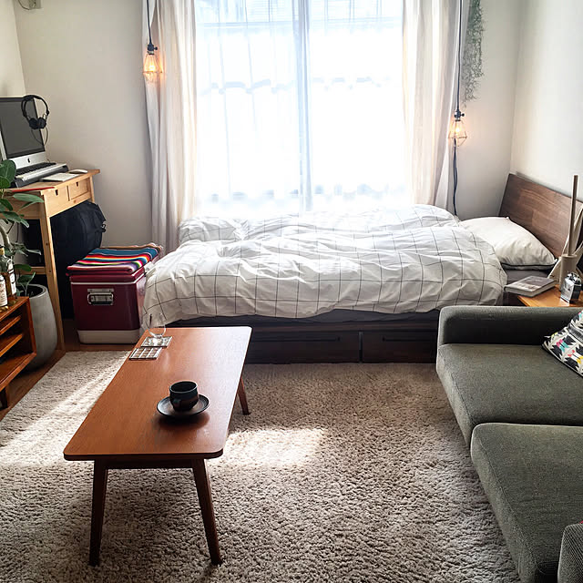 無印良品 ベッドフレーム・セミダブル・ウォールナット材 - 通販