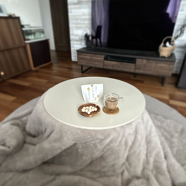 ニトリ リビングこたつ(コラム 円形 70 WW） - 通販 | 家具と