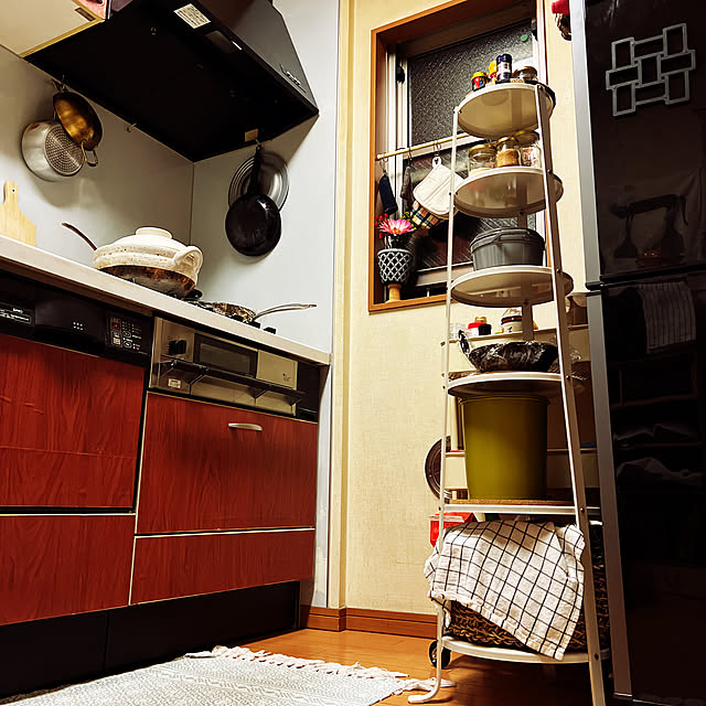 私の部屋オリジナル スチールパンスタンド6段 ホワイト【キッチン 鍋