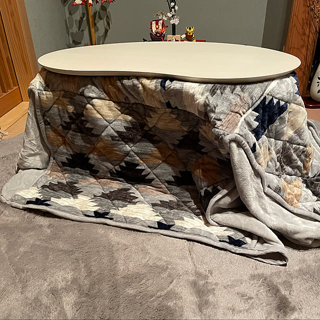 ニトリ 豆型リビングこたつ(ビンズG 9060 LBR) - 通販 | 家具と