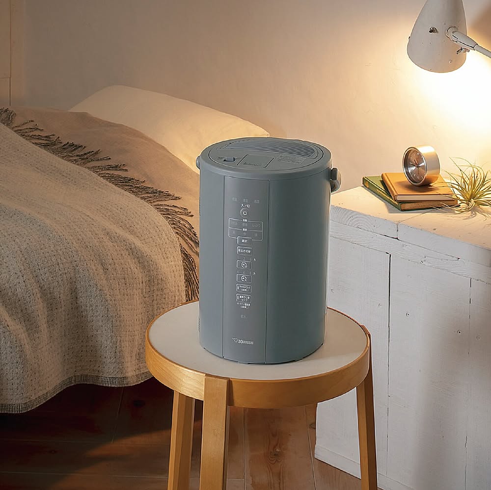 象印マホービン スチーム式加湿器 加湿能力350mL/h EE-DC35 HA（グレー