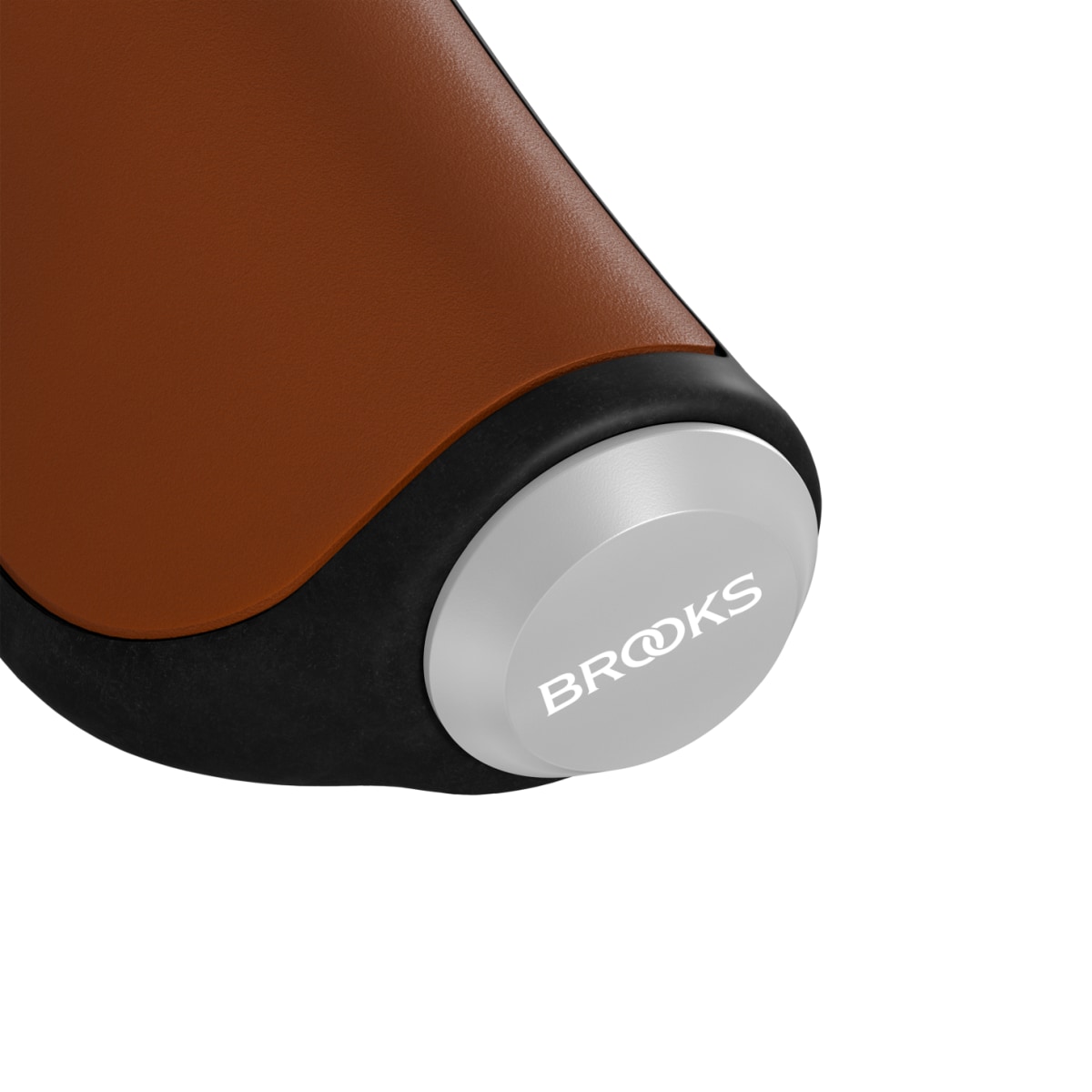 Shop Brooks Ergonomic Leather Grips 130/130 mm now | Rose Bikes