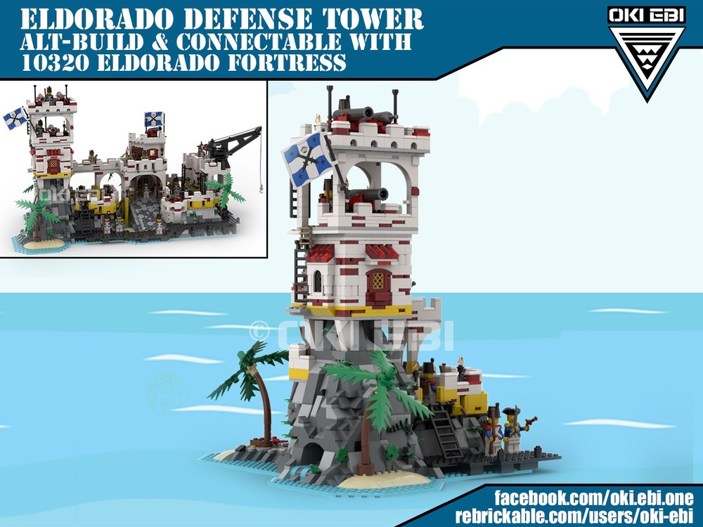 LEGO MOC Alt - 10320 Eldorado Fortress - DEFENSE TOWER by oki-ebi