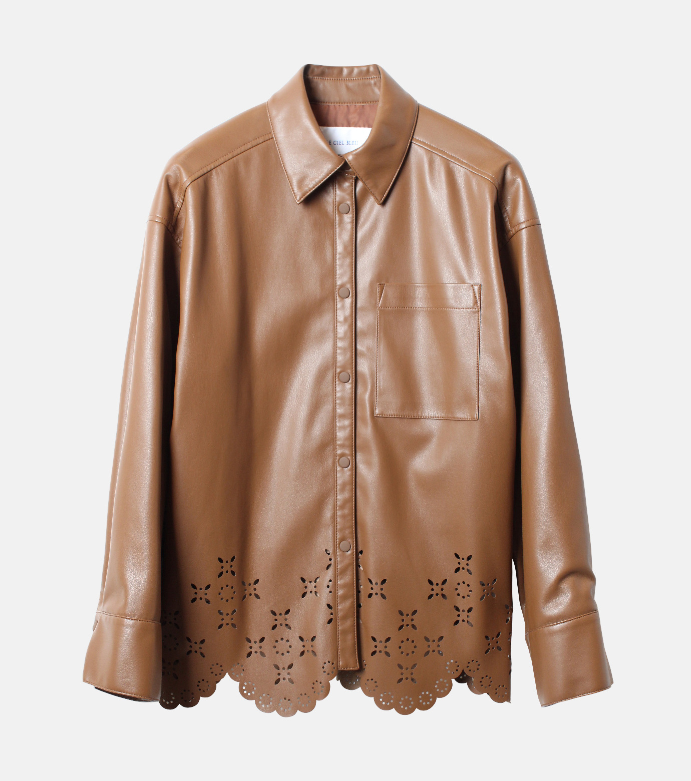 ル シェル ブルー - LE CIEL BLEU | Perforated Faux Leather | RESTIR