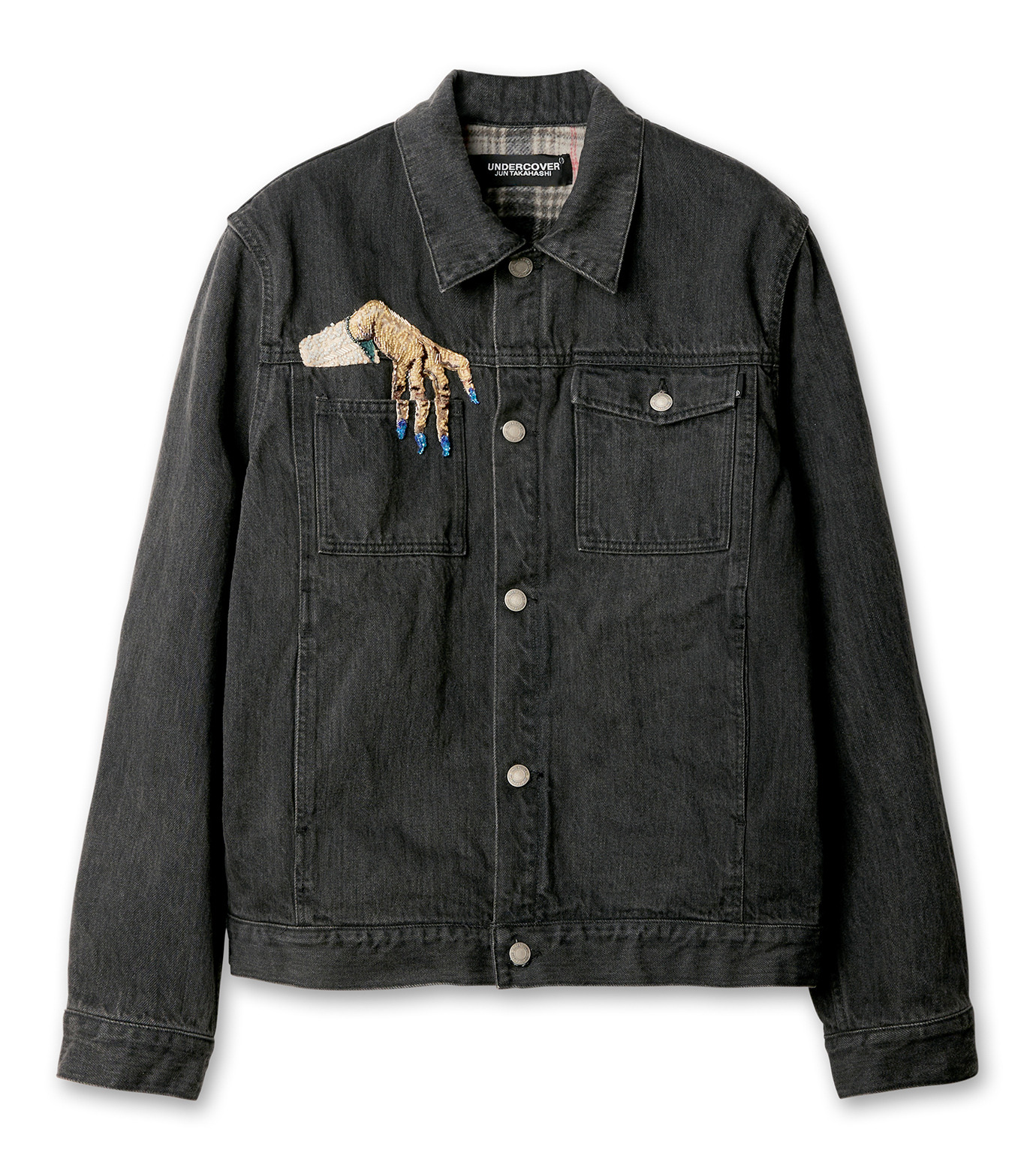 アンダーカバー - UNDERCOVER | HAND Denim Jacket-Black-5の通販
