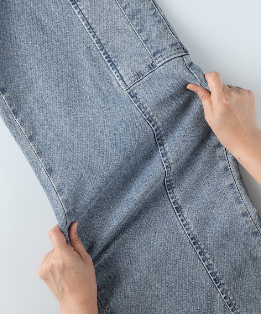 LISA」カーゴワイドパンツ【自宅で試着、返品送料無料】(XS 淡色