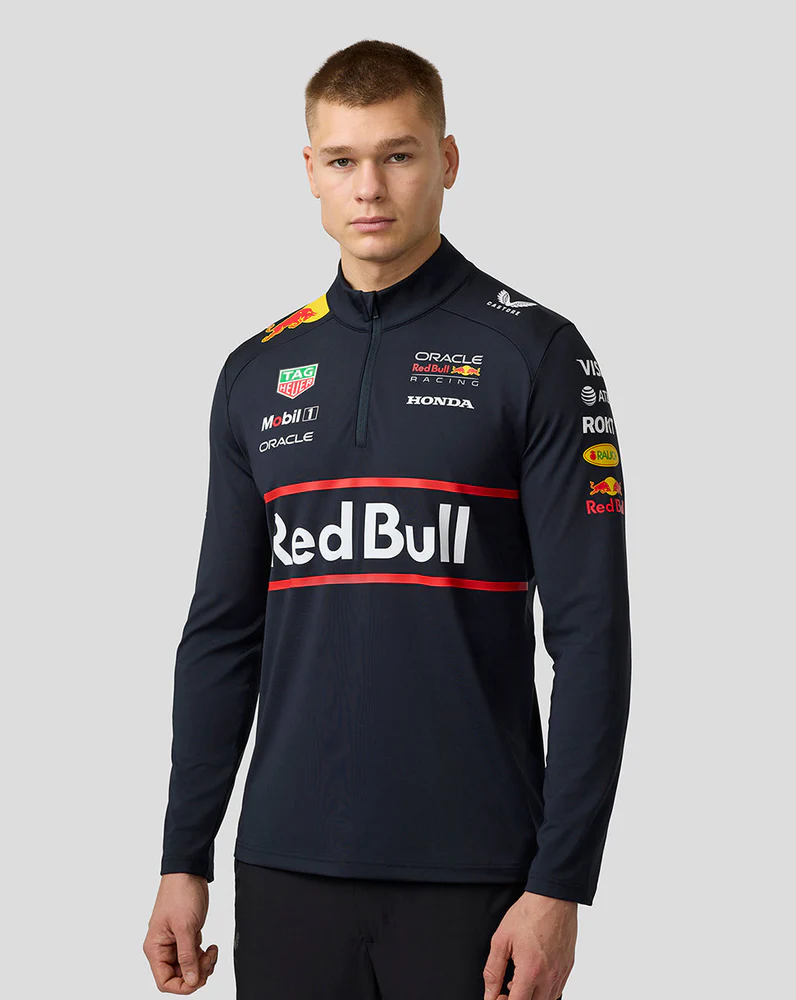 Red Bull Racing Teamline 1/4 Zip Trui 2025 - THE RACING STORES
