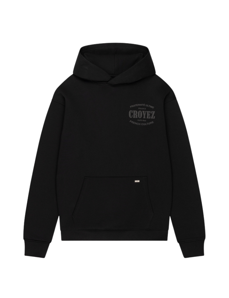 Croyez Stamp Hoodie - Black - Eddy's Eindhoven