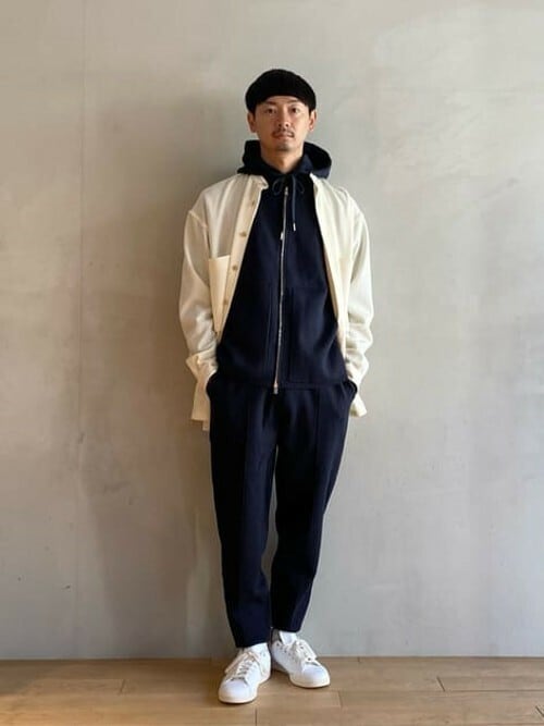 CABAN パーカ ネイビー セットアップ M/S