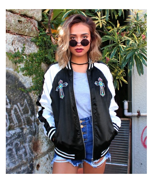 ANAP（アナップ）の「マリア×クロス刺繍スカジャン（）」 - WEAR