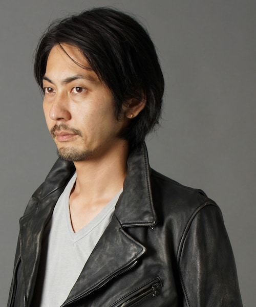 SHELLAC（シェラック）の「顔料落とし加工 ｶｳ ﾅｯﾊﾟﾗﾝ ﾀﾞﾌﾞﾙﾗｲﾀﾞｰｽ