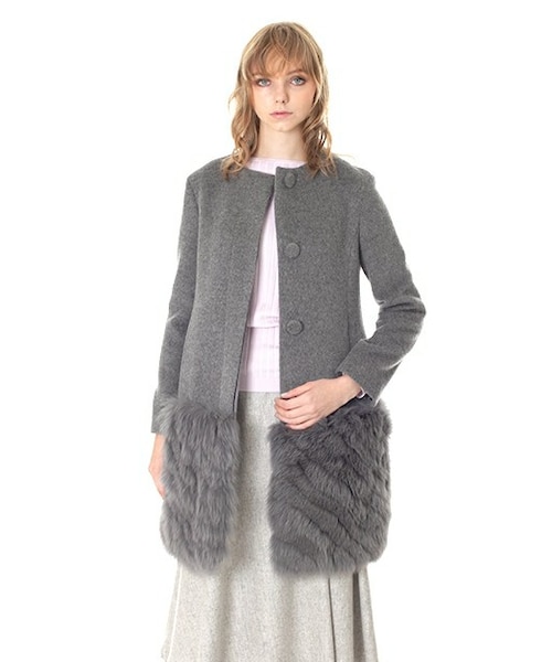 GRACE CONTINENTAL（グレースコンチネンタル）の「ノーカラーファー