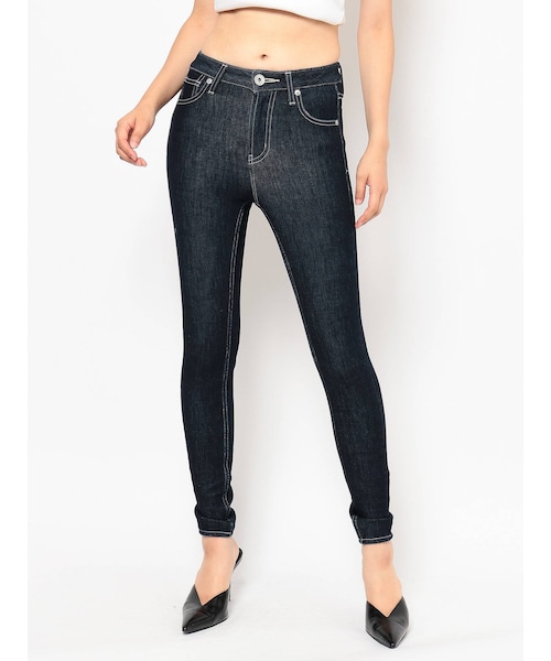 GYDA（ジェイダ）の「stunning stretch スキニーデニムパンツ（デニム