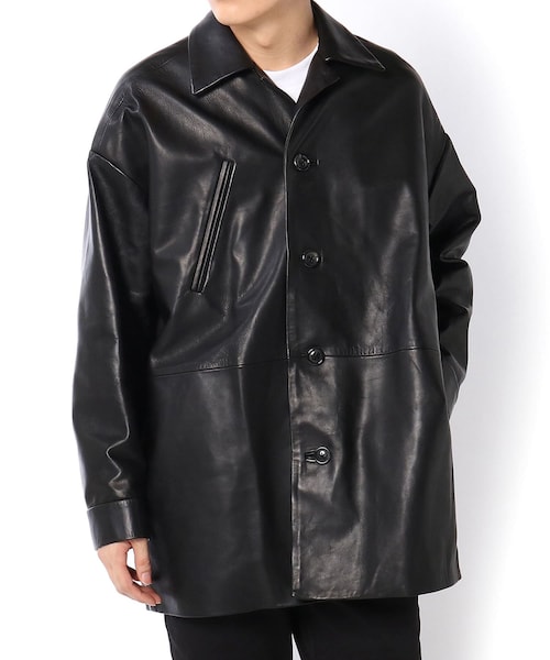 Lui's（ルイス）の「レザーカーコート 21aw（ブルゾン）」 - WEAR